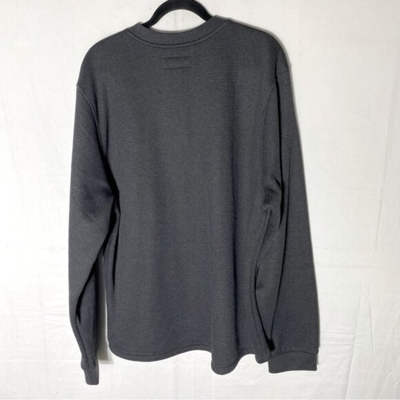 B.C. Clothing Grey Waffle Fleece Lined Pullover Sweatshirt XXL - Picture 13 of 14